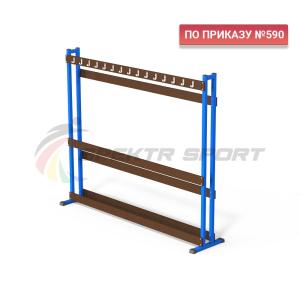 Купить Стеллаж для лыж двусторонний (на 30 пар) ЛХ2 в Нефтекамске 