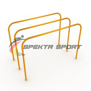 Купить Брусья гнутые тройные параллельные для Воркаут SP WRK-17 в Нефтекамске 