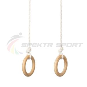 Купить Кольца гимнастические деревянные (фанера 18 мм, покрытие: эмаль, лак или пропитка) в Нефтекамске 