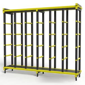 Купить Стеллаж для хранения аква-инвентаря жесткий ПВХ 2000х600х2000 мм в Нефтекамске 