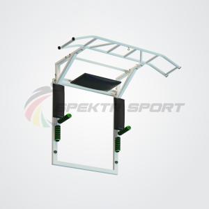 Купить Турник-брусья-пресс на раме Прометей разборный с доп. хватами цв. белый в Нефтекамске 