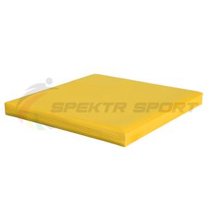 Купить Мат гимнастический 1х1х0,05 материал искожа, плотность 18 кг/м3 в Нефтекамске 