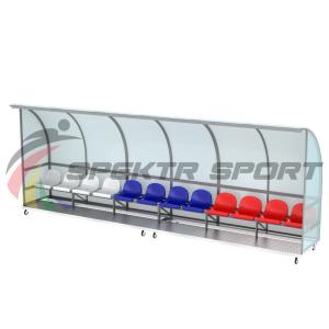 Купить Кабинка для игроков и судей мобильная на 12 мест в Нефтекамске 