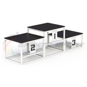 Купить Пьедестал для награждения переносной (без облицовки) 1 человек на ступень SP РАН2 в Нефтекамске 