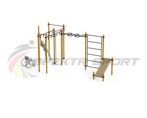 Купить Спортивный комплекс для инвалидов-колясочников WRK-D17_76mm в Нефтекамске 