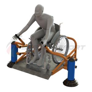 Купить Тренажер уличный для людей с ОВЗ Жим на платформе ТС 1001 в Нефтекамске 