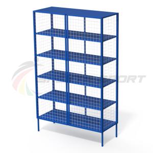 Купить Стеллаж для хранения инвентаря закрытый 1250х750х1500 (разборный) в Нефтекамске 