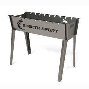 Купить Мангал Laser Grill "Люкс" 2 мм (на 9 шампуров) высокий в Нефтекамске 