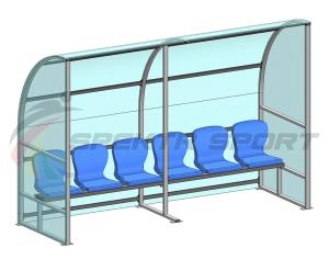 Купить Кабинка для игроков и судей на 6 мест в Нефтекамске 