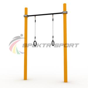 Купить Турник классический для занятий Воркаут с кольцами SP WRK-07 + Rings_76mm в Нефтекамске 