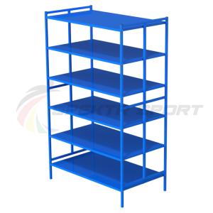 Купить Стеллаж для спортинвентаря открытый двойной (полки металл) в Нефтекамске 