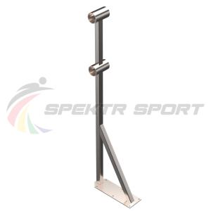 Купить Стойка балетного станка двухрядного напольная Фуэте (нерж. сталь) в Нефтекамске 