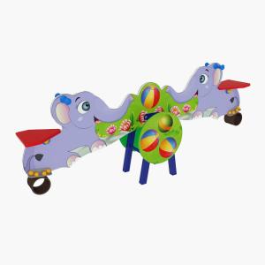 Купить Качалка-балансир Слоники ИО118 в Нефтекамске 