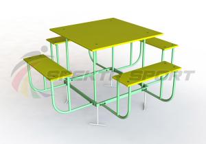 Купить Столик со скамейками арт. SP УБС1 в Нефтекамске 