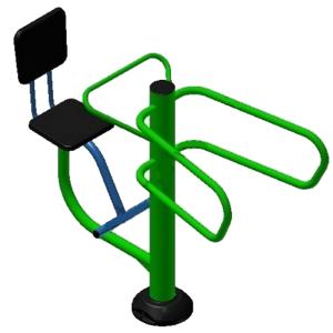 Купить Уличный тренажер взрослый Твистер + Брусья ТС 109-2 в Нефтекамске 