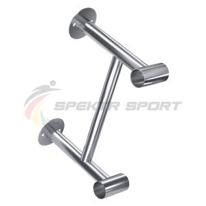 Купить Кронштейн пристенный двухрядного балетного станка Гран Батман из нерж стали в Нефтекамске 