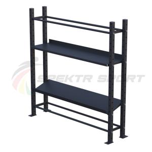 Купить Модульный стеллаж для гантелей, гирь и медболов 1920х430х1950 в Нефтекамске 