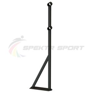 Купить Стойка балетного станка двухрядного напольная Фуэте Блэк в Нефтекамске 