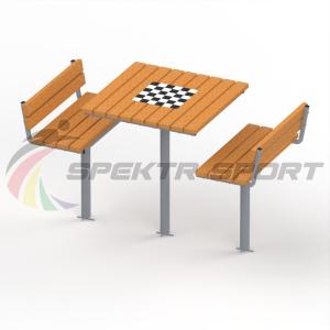 Купить Уличный набор два стула и стол шахматный в Нефтекамске 