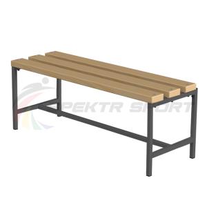 Купить Скамейка для раздевалок без спинки (цельная) 1000 мм в Нефтекамске 