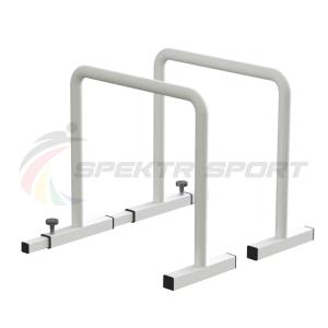 Купить Брусья напольные хайлетсы Spektr Sport цв. белый в Нефтекамске 