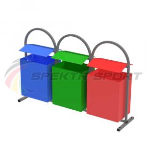 Купить Урна трехсекционная 1200х300х800 в Нефтекамске 