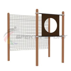 Купить Мишень на стойках круглая для выполнения испытания Метание теннисного мяча в цель (дист 6 м), фанера в Нефтекамске 