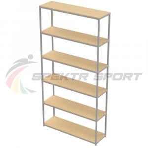 Купить Стеллаж для спортивного инвентаря 6 полок (полки фанера) в Нефтекамске 
