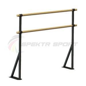 Купить Хореографический станок двухрядный напольный Фуэте Блэк в Нефтекамске 