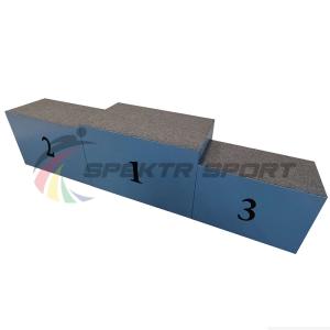 Купить Пьедестал для награждения "матрешка" переносной (обшит  фанерой) 2 человека на ступень SP РАН4Ф в Нефтекамске 