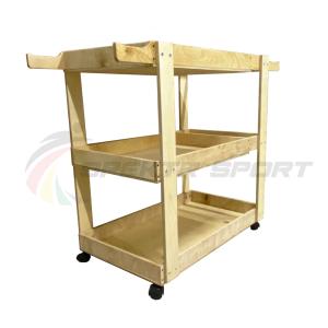 Купить Тележка деревянная для спортинвентаря на колесах в Нефтекамске 