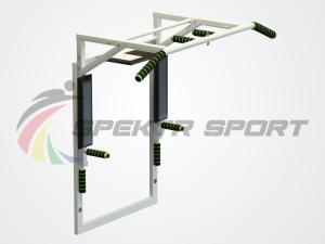 Купить Турник 3 в 1 на раме Оптимус разборный цв. белый в Нефтекамске 