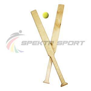 Купить Набор бита для лапты (две биты + один мяч) в чехле в Нефтекамске 