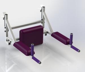 Купить Брусья-пресс и подставка под штангу Джет 4 цв. белый в Нефтекамске 