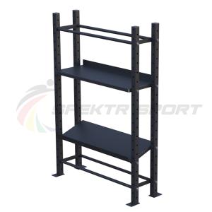 Купить Модульный стеллаж для гантелей, гирь и медболов 1320х430х1950 в Нефтекамске 