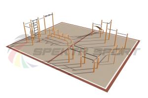 Купить Площадка уличная для воркаут Дворовая 1_76mm в Нефтекамске 