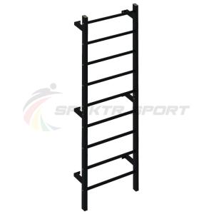 Купить Шведская стенка метал. с прорез. перекладинами Джет 1П цв. черный в Нефтекамске 