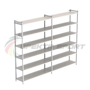 Купить Стеллаж для хранения инвентаря открытый (полки металл) 1900*2500*350 мм в Нефтекамске 