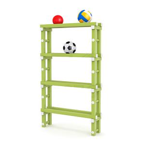 Купить Стеллаж для мячей (для бассейнов) жесткий ПВХ, 1010х260х1660 мм в Нефтекамске 