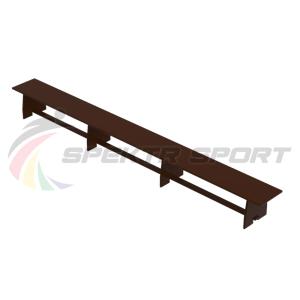 Купить Скамья гимнастическая (лам. фанера 15мм) 2500х240х245мм в Нефтекамске 