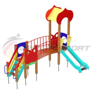 Купить Детский игровой комплекс Полянка ДИК 1603 в Нефтекамске 