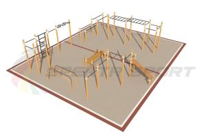 Купить Площадка уличная для воркаут Дворовая 3_76mm в Нефтекамске 