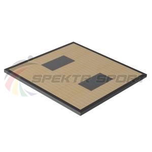 Купить Помост тяжелоатлетический с окантовкой 3х3х0,1м, рез. амортизаторы 1х0,5х0,04м в Нефтекамске 