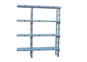 Купить Стеллаж с выступом для плавательного инвентаря, жесткий ПВХ, 1510х374х1810 мм в Нефтекамске 