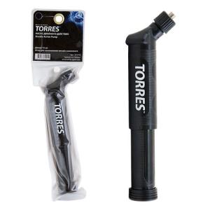 Купить Насос "TORRES" двойного действия, 15 см, пластик, с бок.горлов., игла (7 мм), черный в Нефтекамске 