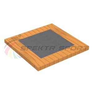 Купить Помост для гиревого спорта 1.5х1.5х0.1м рез. амортизаторы 2 см в Нефтекамске 