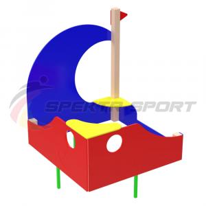 Купить Песочница Кораблик мини с парусом ИО 518 в Нефтекамске 