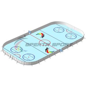 Купить Хоккейная коробка, борта фанера 12 мм, 40х20 в Нефтекамске 