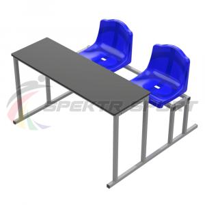 Купить Стол судейский с пластиковыми сиденьями в Нефтекамске 