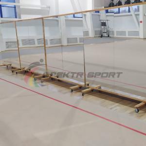 Купить Секция системы деления зала 2000 х 4000 мм - мобильные зеркала в Нефтекамске 